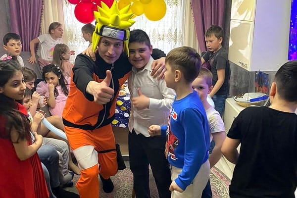 Аниматор Наруто на день рождения — фото с праздника 2