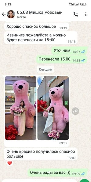 Отзыв на аниматора Мишку с поздравления на день рождения 05/08/2025