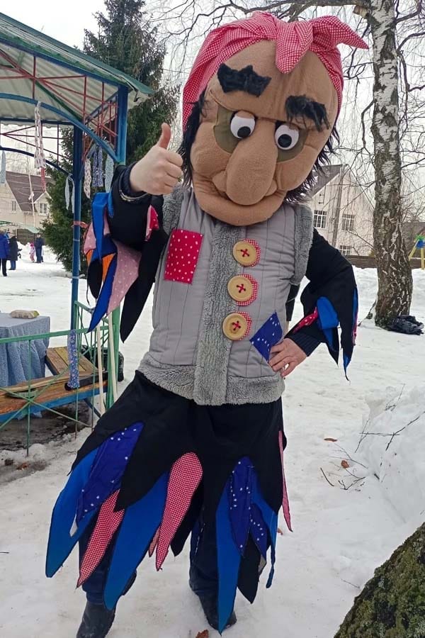 Ростовая кукла костюм Бабы Яги аренда прокат