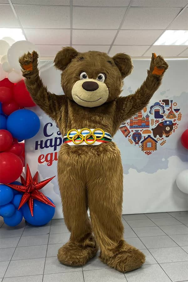 Костюм Олимпийский мишка Аренда прокат