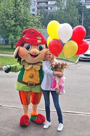 Экспресс поздравление в костюме Гнома