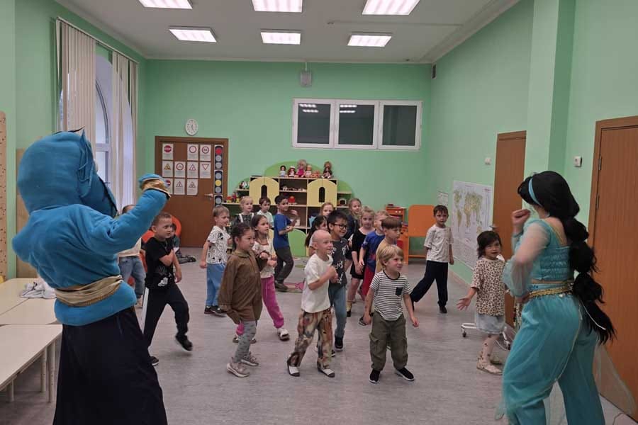 Аниматоры в стиле Аладдин на празднике в детском саду